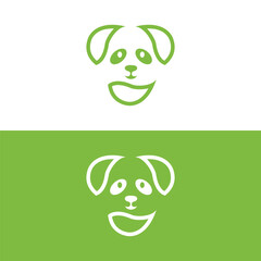 Panda logo design vector template, Loving baby pandas, vector illustration,panda bear cartoon illustration, panda line art logo design