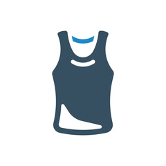 Sleeveless or Sleeveless shirt icon