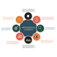 Fototapeta premium infographic vector design 