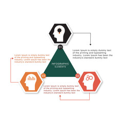 Vector business circle timeline infographic icons