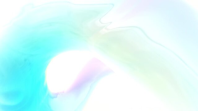 3D render of light azure colored abstraction with displacement surface effects, futuristic live wallpaper