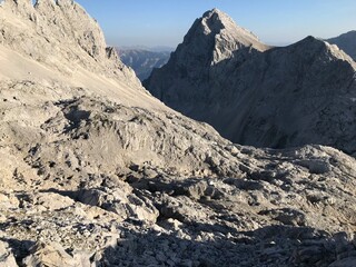 beautiful mountain landscape in totes gebirge in austria