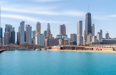 Obraz premium Chicago building city
