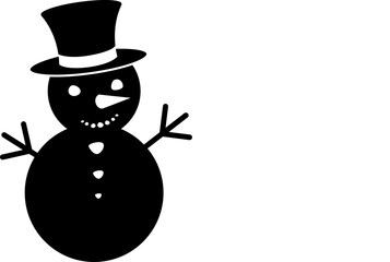 illustration of a snowman