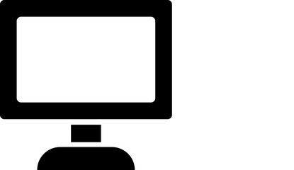 monitor isolated on white