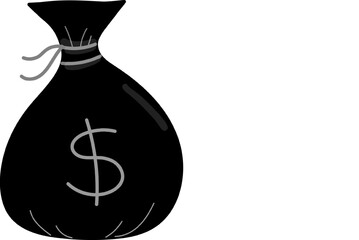illustration of a money bag