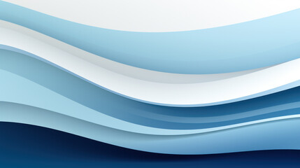 Abstract blue Waving Line Background
