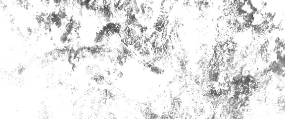 Wall fragment with scratches and cracks, white background on cement floor texture, monochrome texture composed of irregular graphic elements, Vector grunge texture.