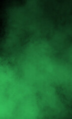 Green color powder explosion isolated on black background. Royalty high-quality free stock photo image Freeze motion of blue powder exploding. Colorful dust explode. Paint Holi, dust particles splash