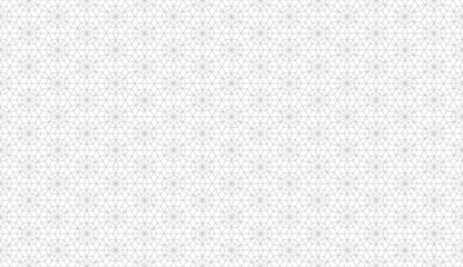 Foto op Canvas Islamic Hexagonal Simple Line Seamless Vector Pattern Background © Sudrajat Design