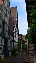 Narrow Street in the Old Town of Gengenbach, Baden - Württemberg