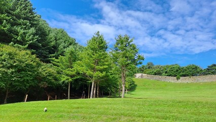Sangdang Mountain Fortress In Cheongju City, South Korea