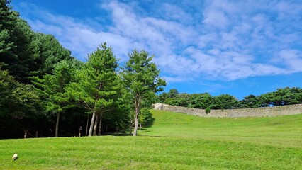 Sangdang Mountain Fortress In Cheongju City, South Korea