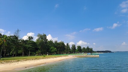 Sunny Day In East Coast Park, Singapore.