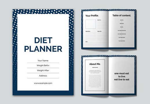 Diet Planner Design Template