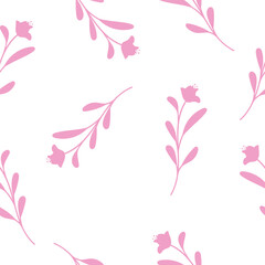 hand drawn floral seamless pattern botanical pattern design 