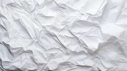  An Artistic Pilgrimage Through White Crumpled Paper Texture