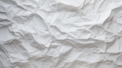 Obraz premium Tracing the Story of White Crumpled Paper Texture