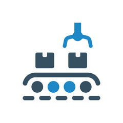 conveyor icon vector illustration