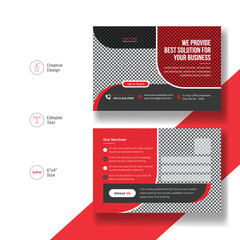 Postcard design, we provide best solution for your business postcard