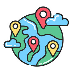 Global Locations Icon