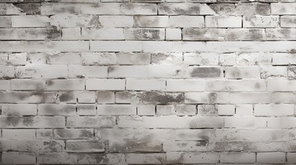 A Journey Through the Haunting Elegance of an Old White Brick Wall Texture
