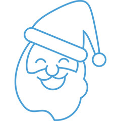 Santa Claus Hat Line Icon