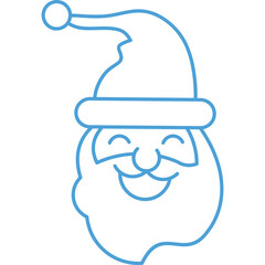 Santa Claus Hat Line Icon