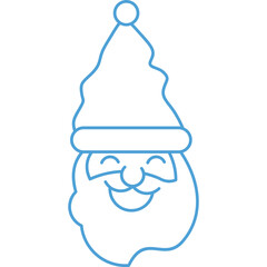 Santa Claus Hat Line Icon
