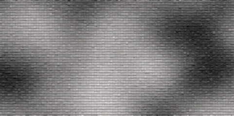 abstract old vintage white brick wall texture for background.Pattern of Thai style wood tiles roof.Black and white brick image wide panorama of brick wall background.