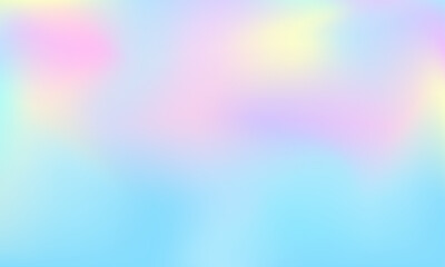 Vector abstract holographic foil texture blurred background