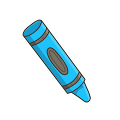 Vector crayons isolated on white background