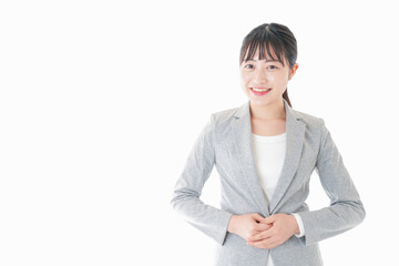 笑顔のビジネスウーマン・受付嬢