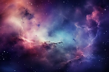 Fototapeta premium Incredible abstract background of a colorful space galaxy cloud nebula. Starry night cosmos. Universe science astronomy. Supernova wallpaper.