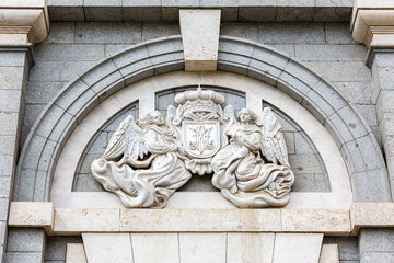 Details from Catedral de Santa María la Real de la Almudena in Madrid