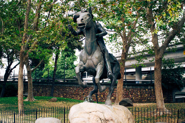 Horse statue in Sacramento
