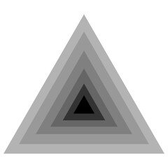 triangle isolated on white background