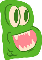 Monster Alphabet Letter B