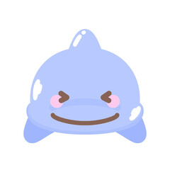 正面からみたイルカ嬉しい☆PNG