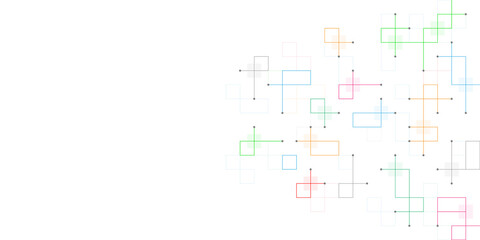 Minimalistic texture with linear squares pattern. Creative idea of modern design with abstract geometric background