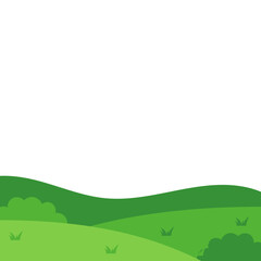 Obraz premium Green Field View