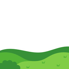 Obraz premium Green Field View