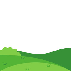 Obraz premium Green Field View