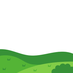 Fototapeta premium Green Field View