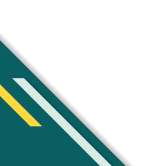 Modern Geometric Corner With Shadow