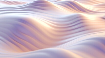 White wavy background with artistic waves in 3D, colorful textures in 3D, and waves textures