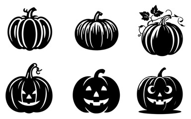 Halloween pumpkin icon vector illustration