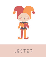 Fairy tale flashcard. Learning English words