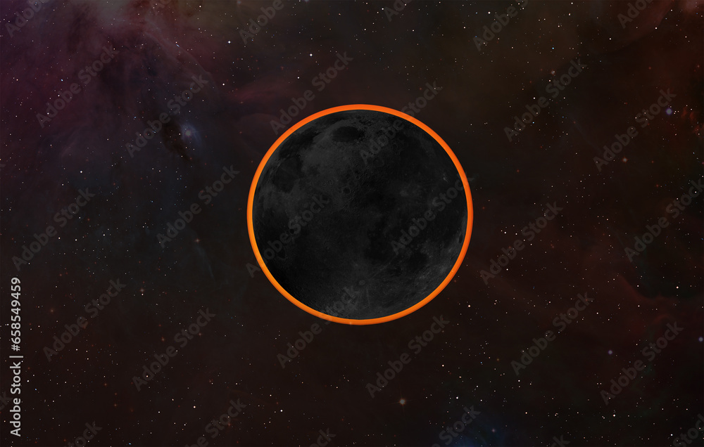 Aufkleber solar eclipse 
