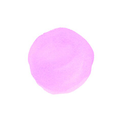 Vector purple circle design element watercolor